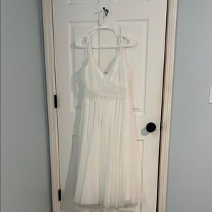 Lulu's Ivory Sleeveless Dress